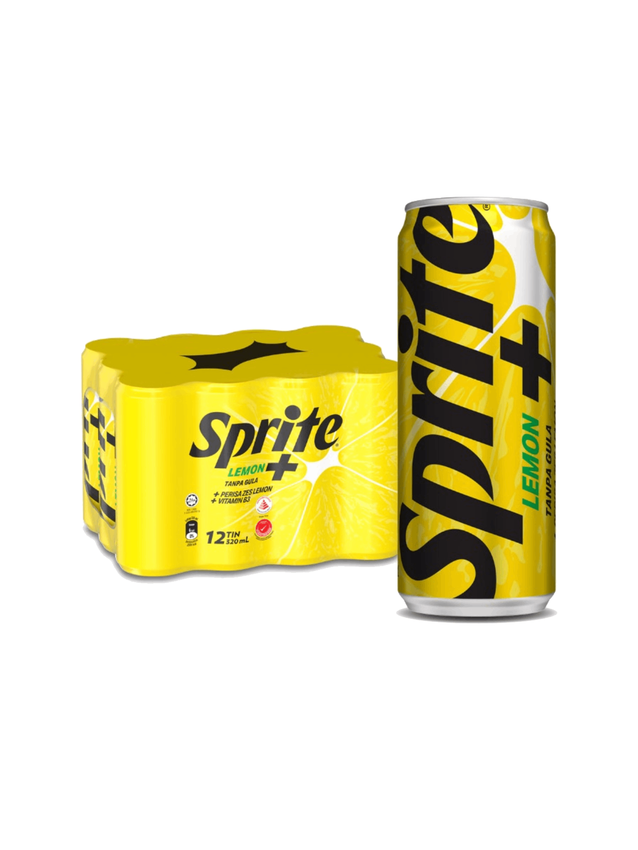 SPRITE ZERO LEMON PLUS 12X320ML