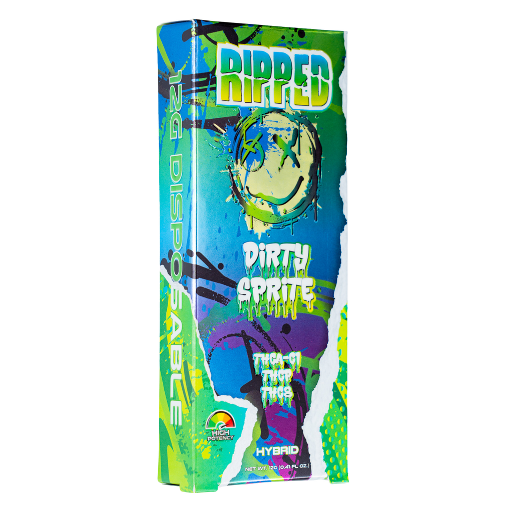 RIPPED - THCA-C1 Blend - 12G Disposable - Dirty Sprite - Hybrid