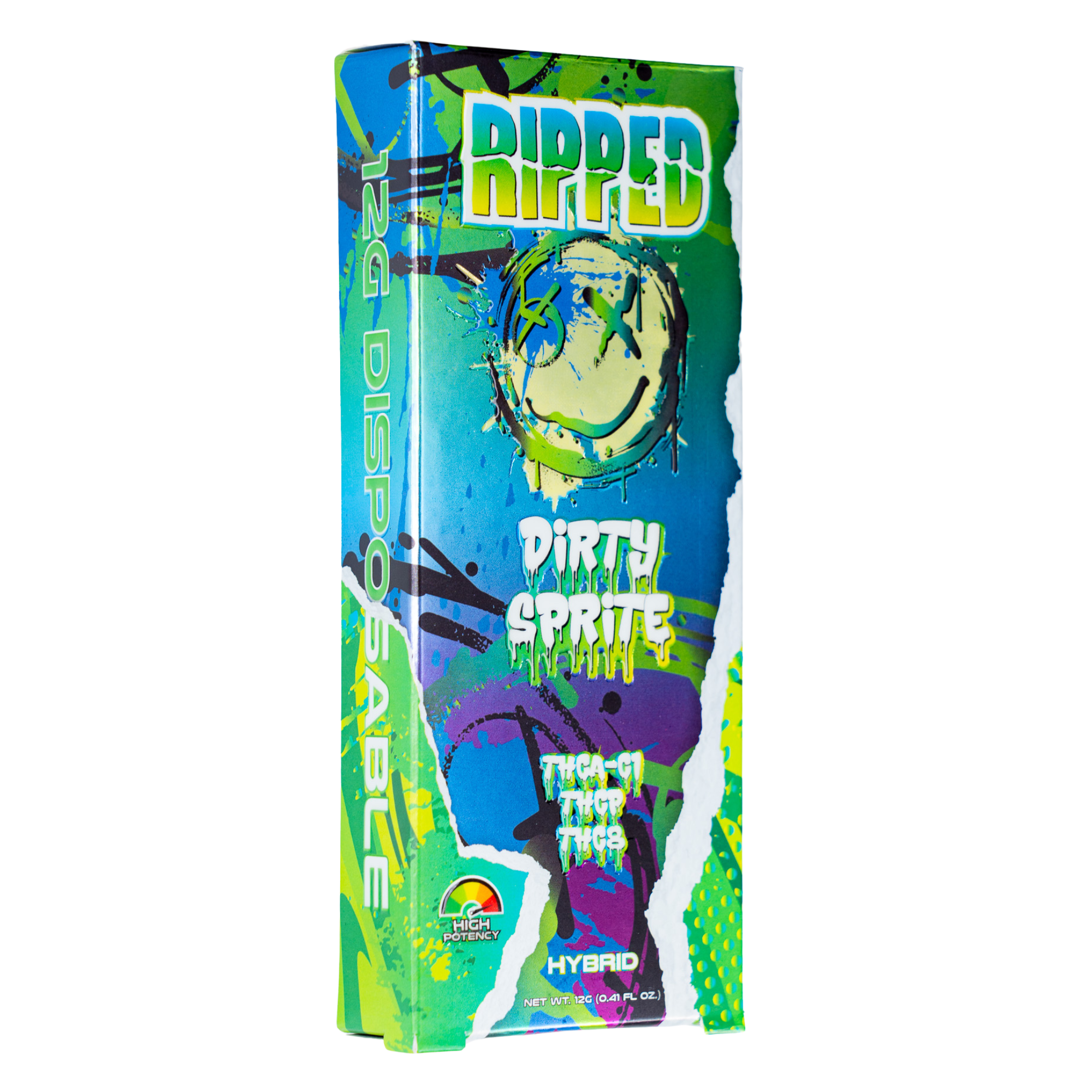 RIPPED - THCA-C1 Blend - 12G Disposable - Dirty Sprite - Hybrid